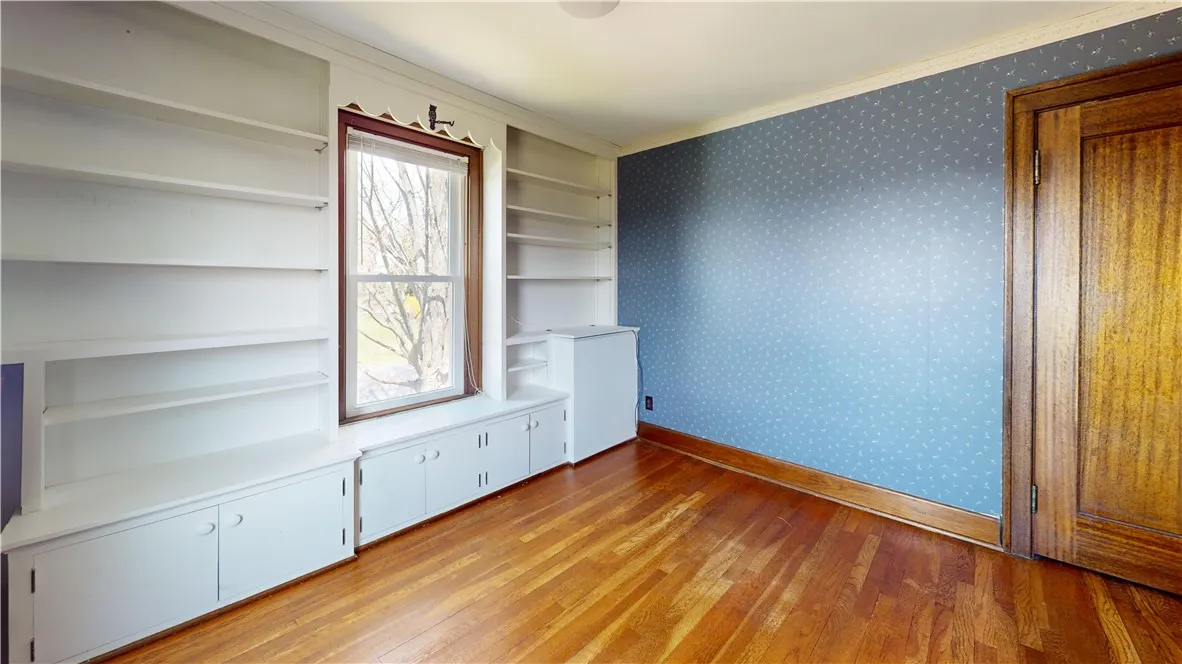 Bedroom 2 with Built-in Shelves