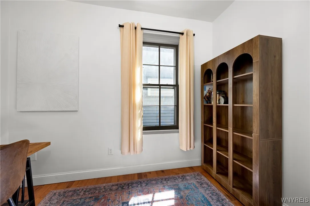 Hidden Closet Behind Bookcase!