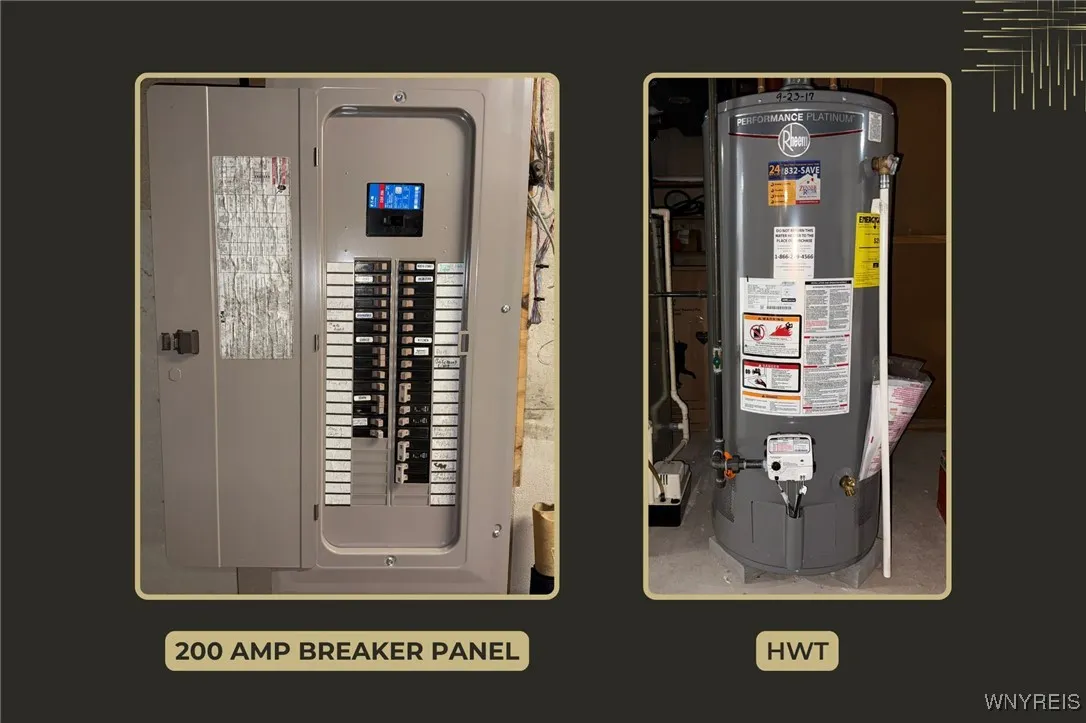 Breaker panel & HWT