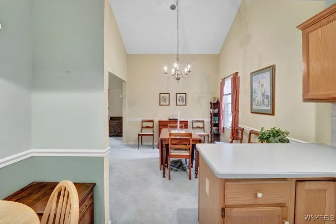 Kitchen open to formal diningroom