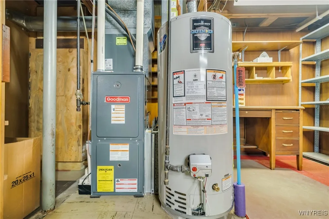 furnace/water tank