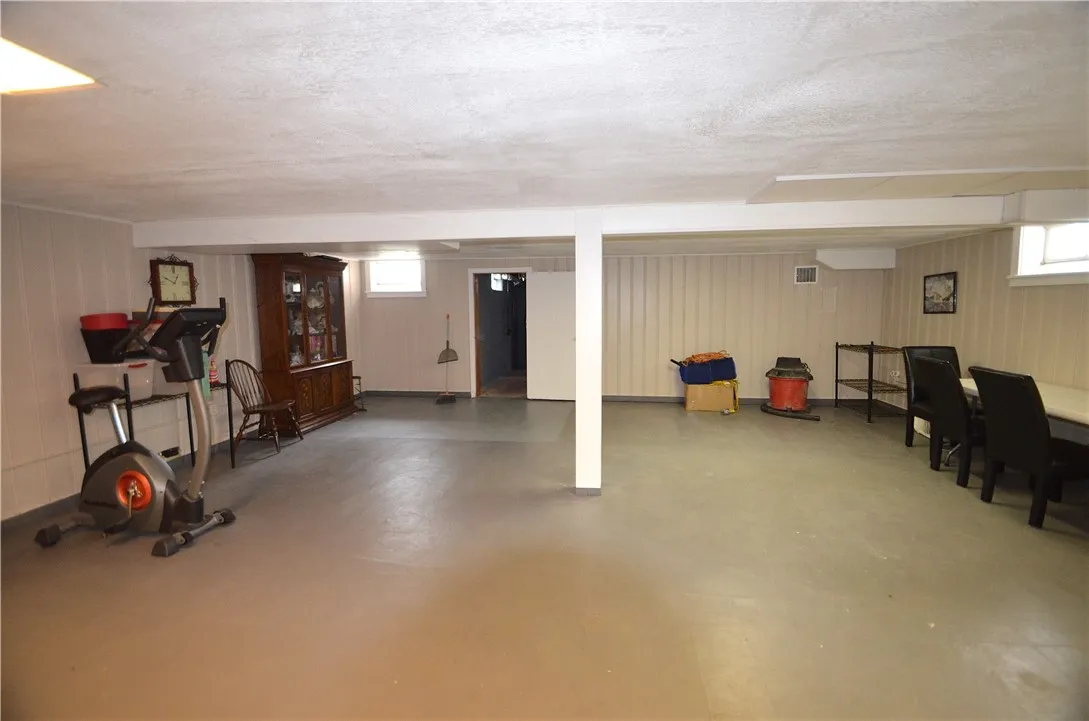 Basement rec room