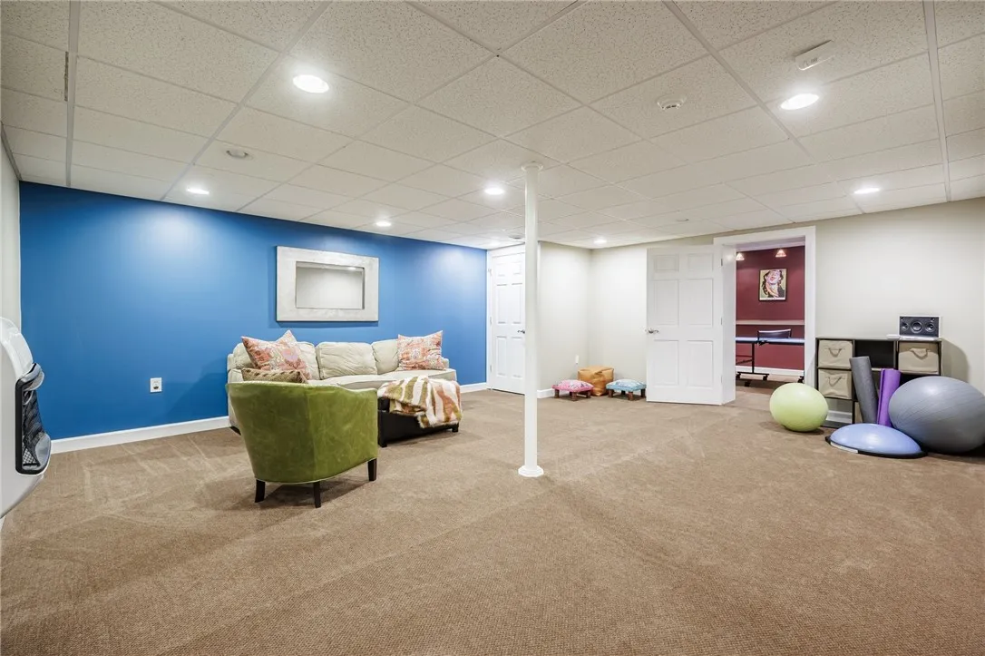 Recreation area in Lower Level