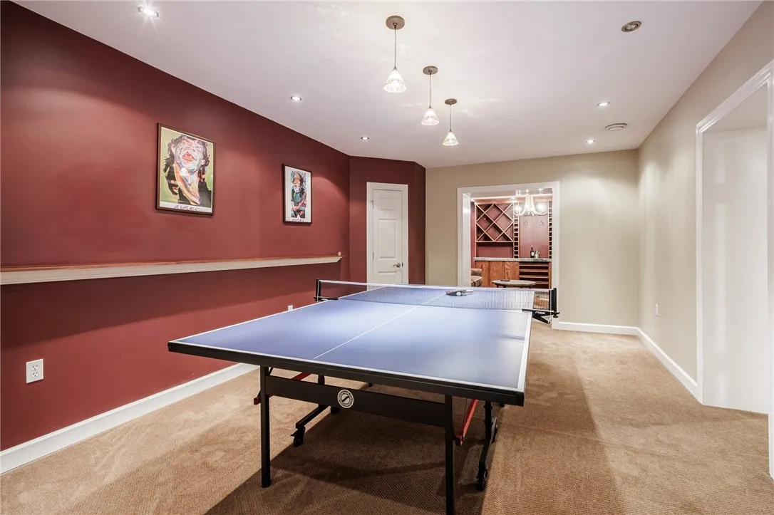 Game Room in Lower Level