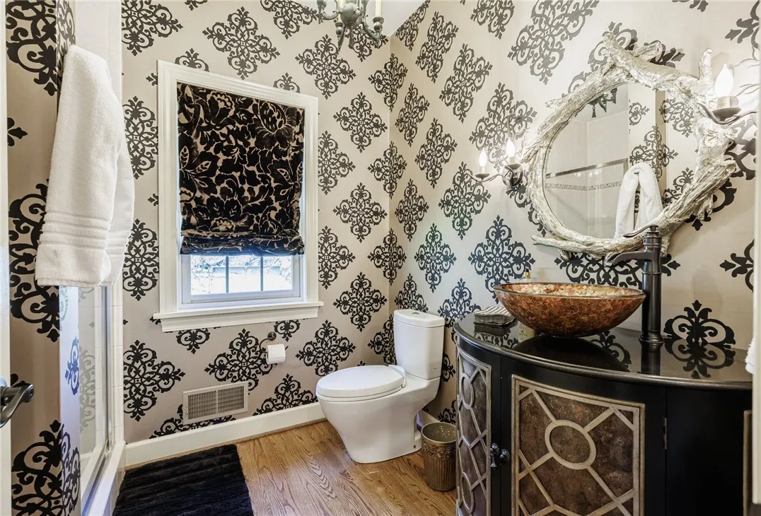 First floor full bath with shower