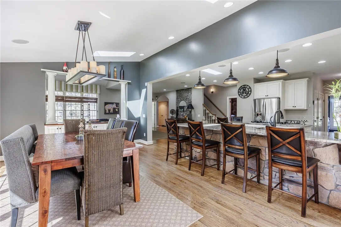 Kitchen and morning room