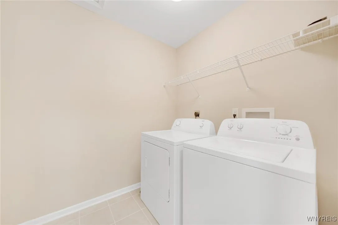 second floor laundry