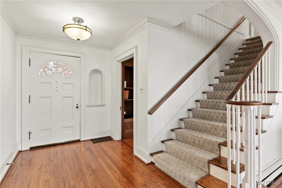Grand staircase to the second floor. One of three staircases in the​​‌​​​​‌​​‌‌​‌‌​​​‌‌​‌​‌​‌​​​‌​​ home.