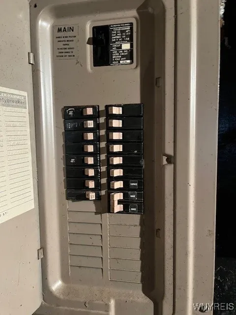Front unit breaker panel