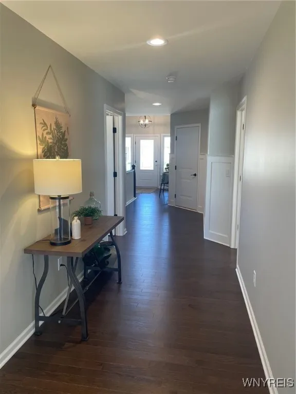 Hardwood floors through out almost the whole home!