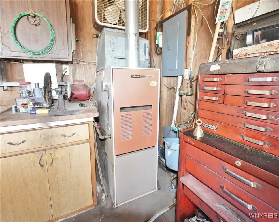 Furnace in garage
