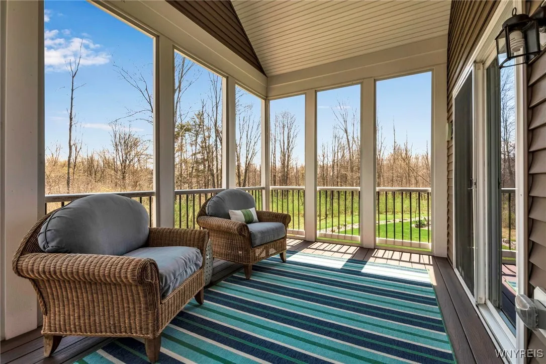 Screened in back porch