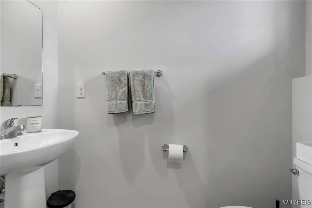 1/2 bath on first floor is great when entertaining and super convenient for you as well!