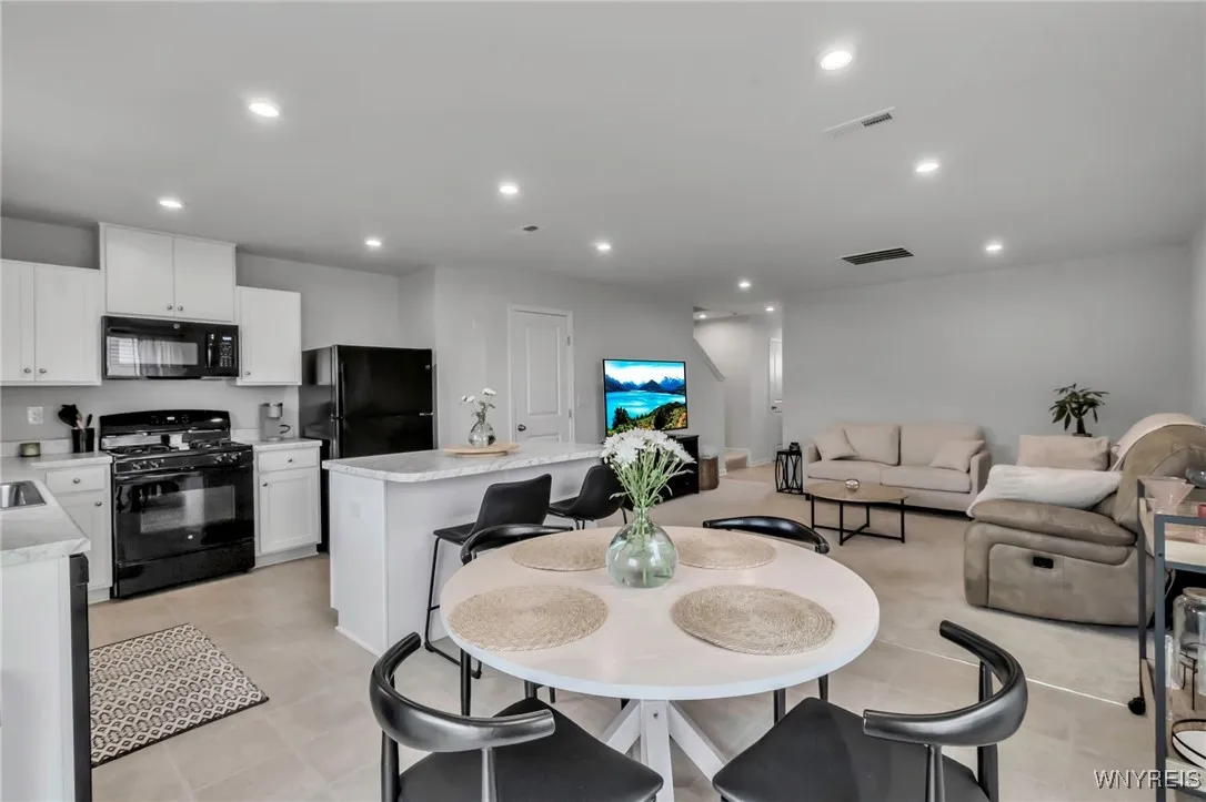 From another angle - this is from the two windows by the dining table