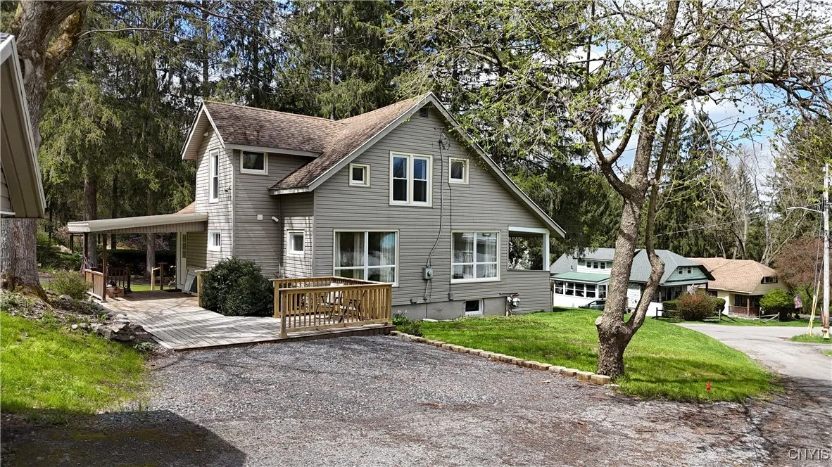 Side View from Driveway