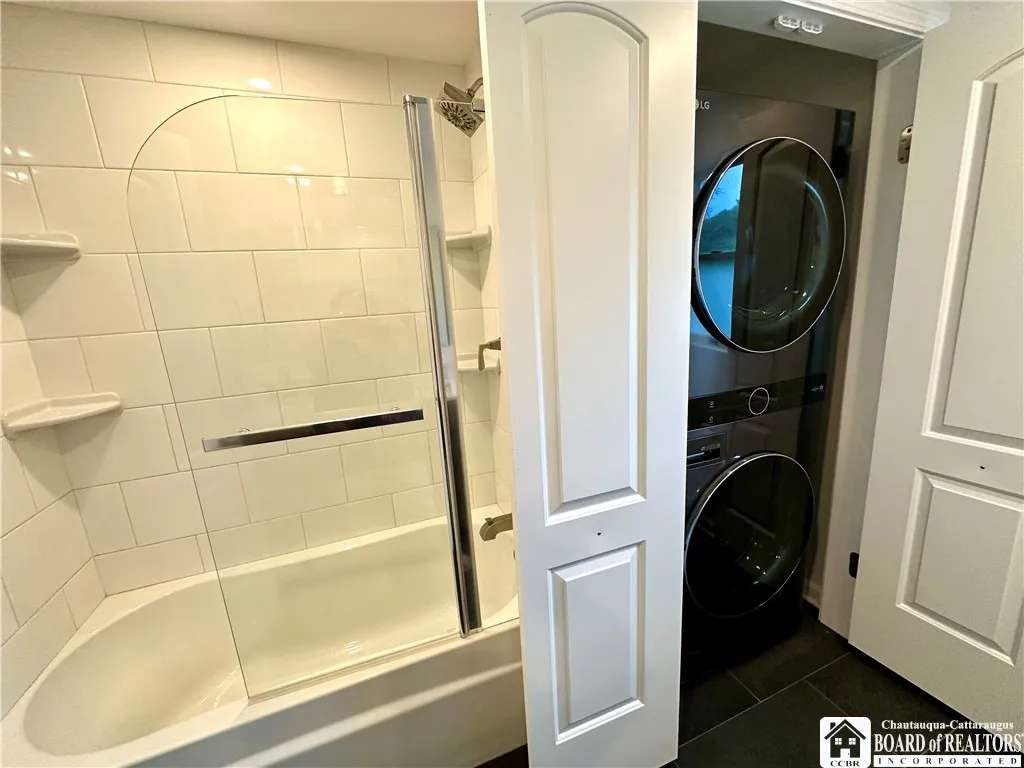 Laundry in the bathroom! Sooooo convenient!