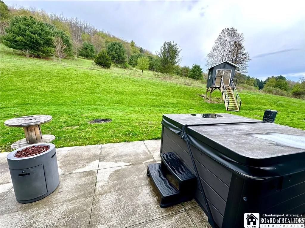 Hot tub out back!  Sooooo Private!