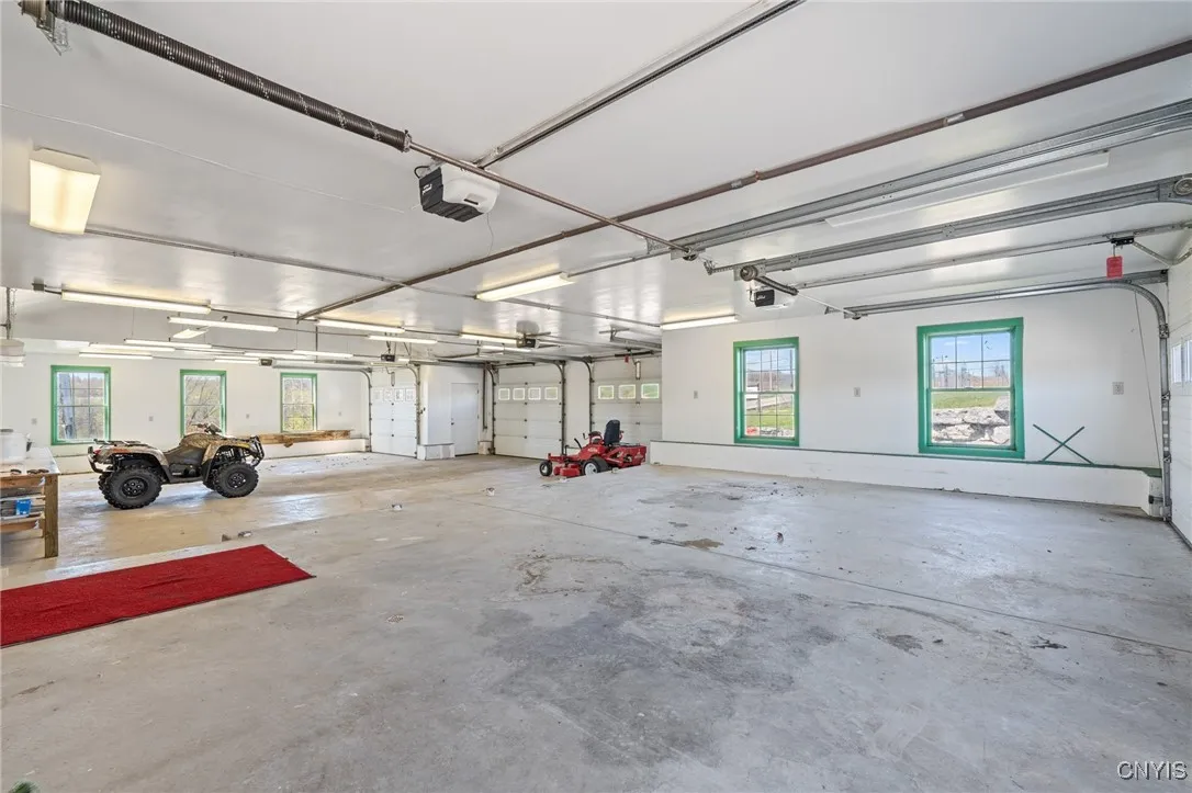 Wow 6 car garage with in floor radiant heat!