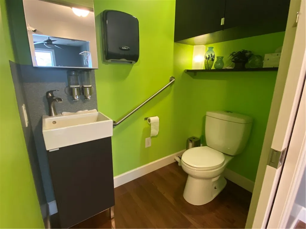 First floor - half bath