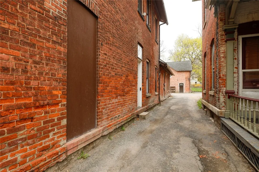 From the Street Looking to the Carriage House
