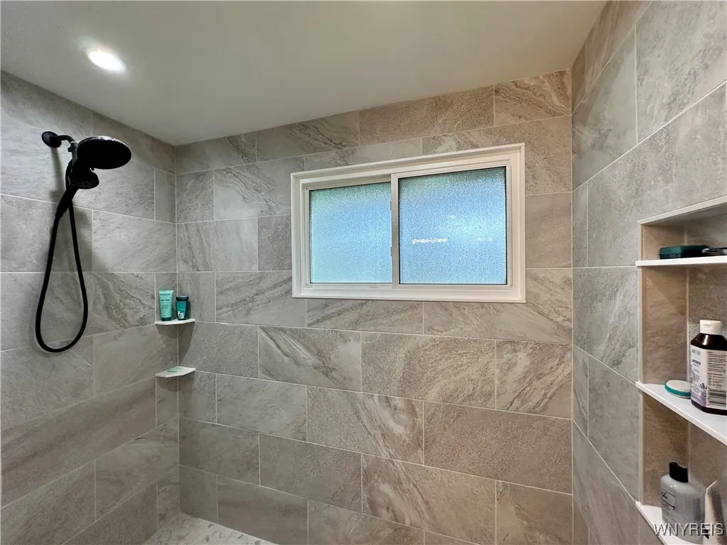 Large walk-in shower