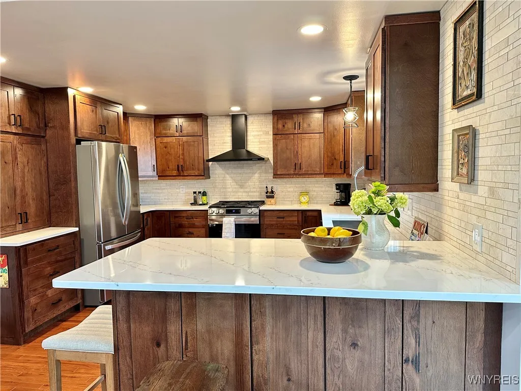 A breakfast bar for quick meals