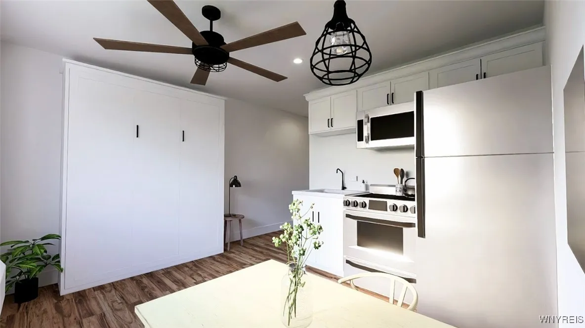 Unit D Living Rm & Kitchen