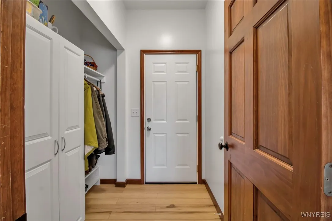 Mud room off garage entrance