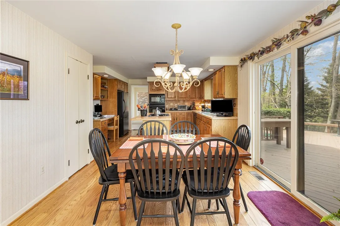 DINETTE OVERLOOKS BACK YARD