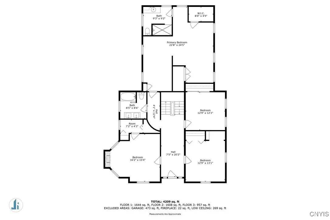 Second floor layout