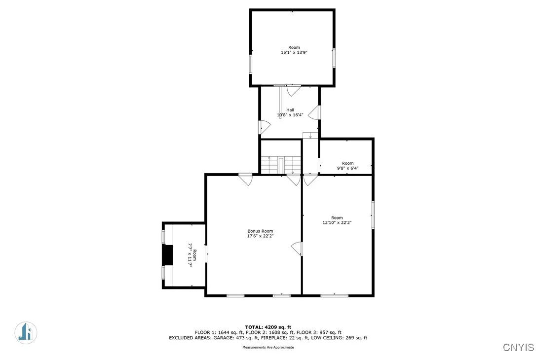 Third floor layout