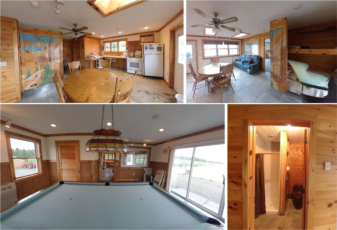 Kitchen, full bath, bunks & pool/rec room