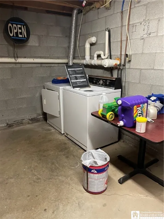  Basement laundry