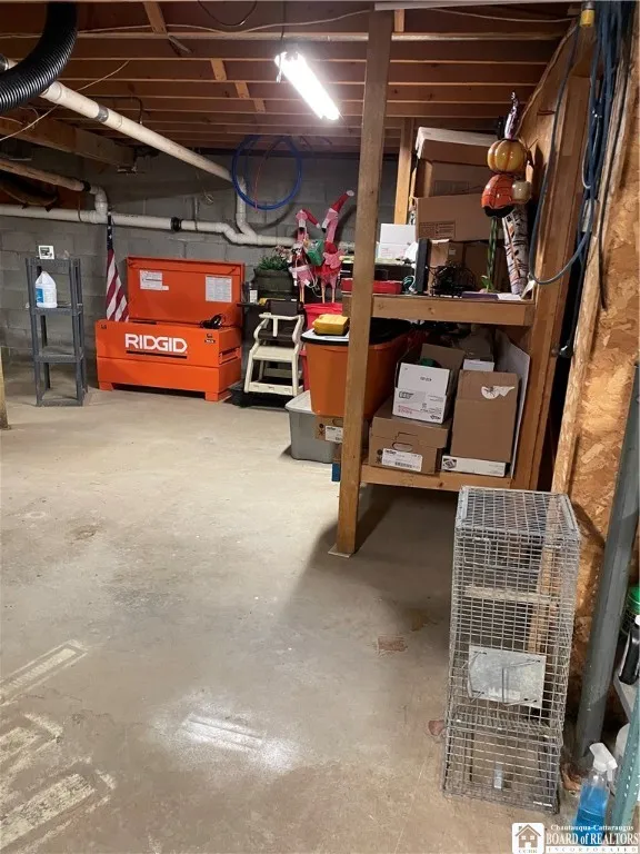 Basement storage