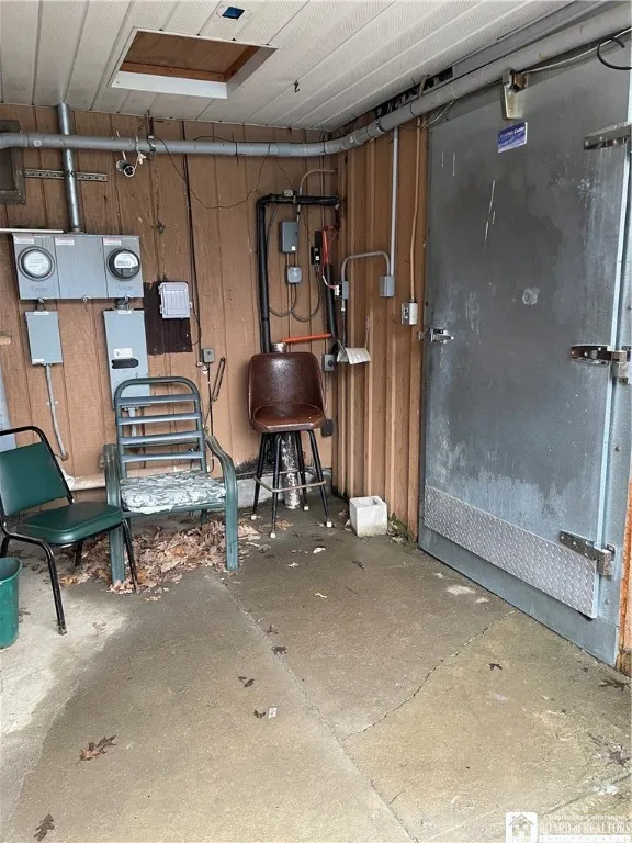 Walkin freezer and    electric meters