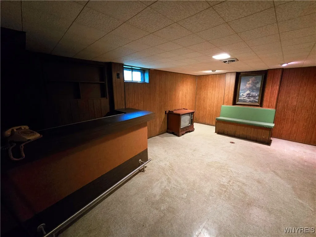 Basement parlor