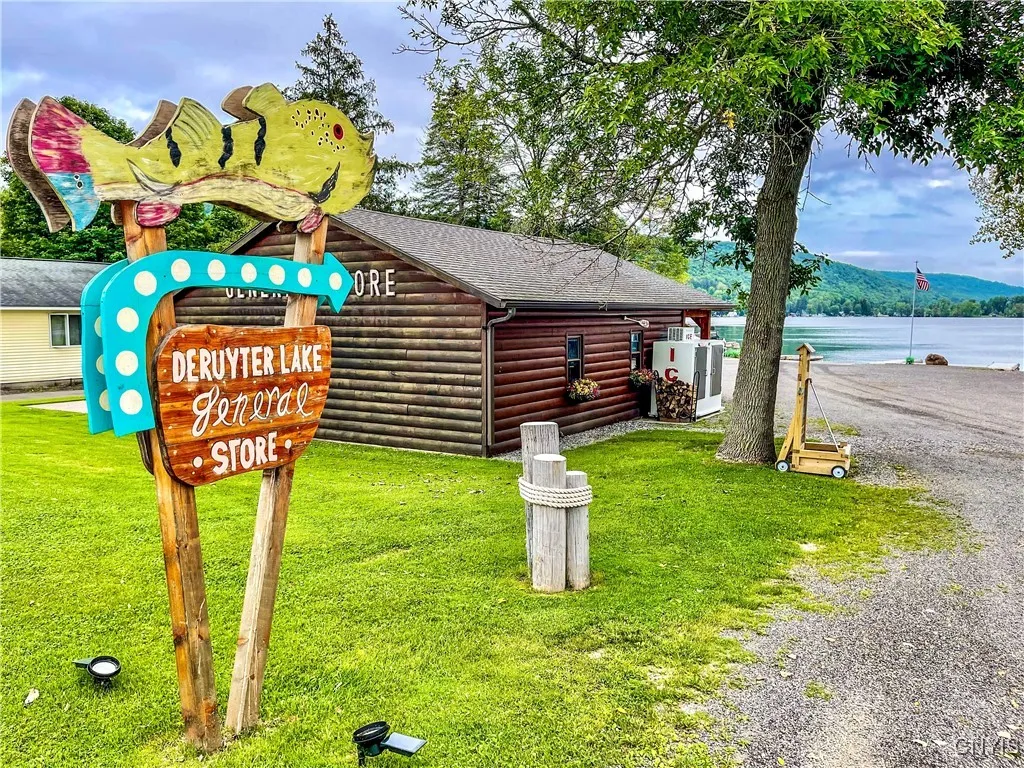 The DeRuyter Lake General Store is a cherished seasonal hub for both locals and visitors, nestled at the south end of DeRuyter Lake in Upstate New York. Established in 1994, this rustic lakeside store operates from May through September, offering a delightful blend of essentials and leisure items to enhance your lake experience. Additionally, the store offers log cabin rentals year-round, providing cozy accommodations right on the water's edge.