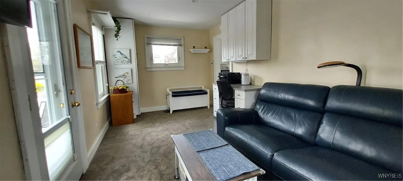 Living room with access to Deck