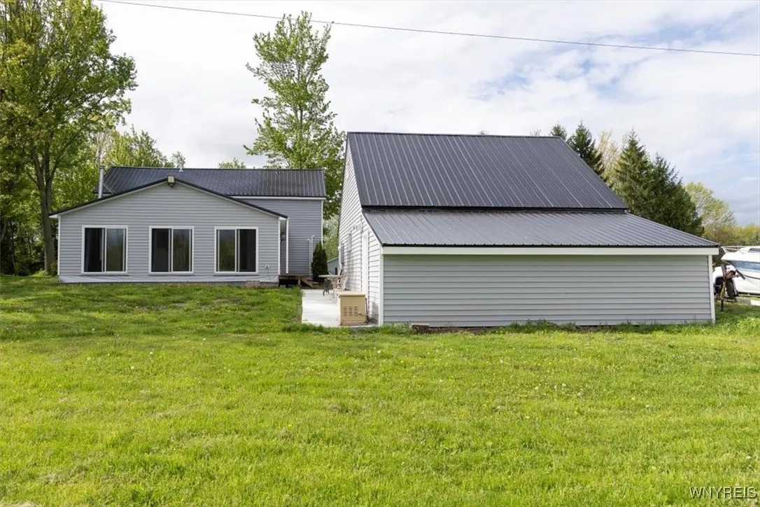 exterior house and garage