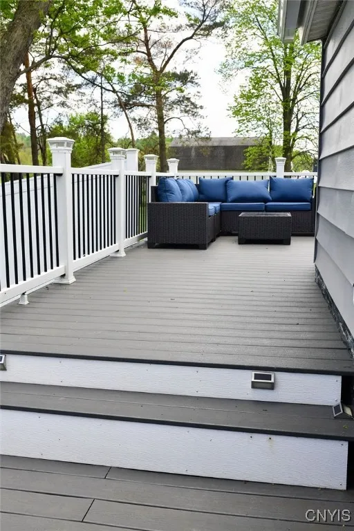 Back deck.