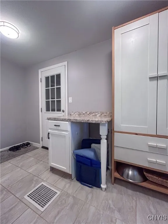 Entrance from garage.