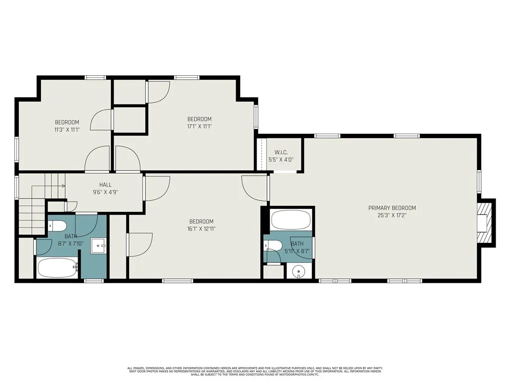 second floor, floorplan