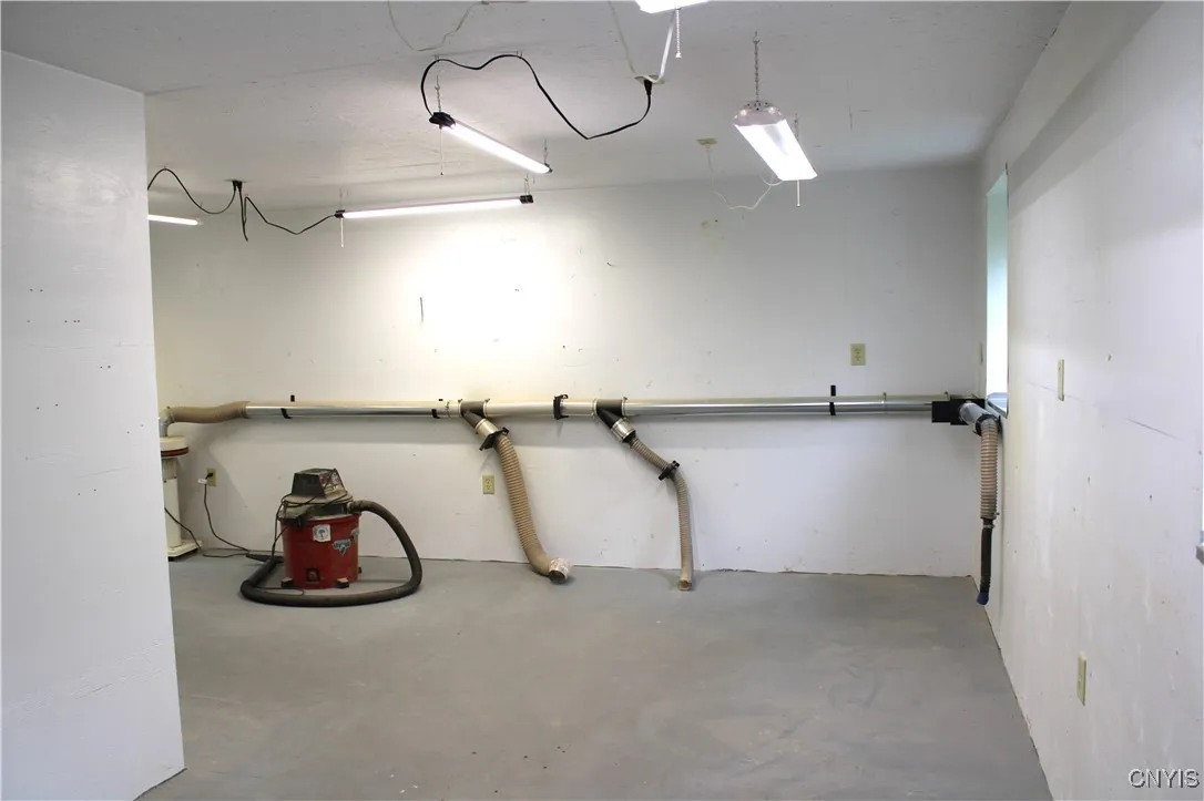 Workshop on second floor of barn