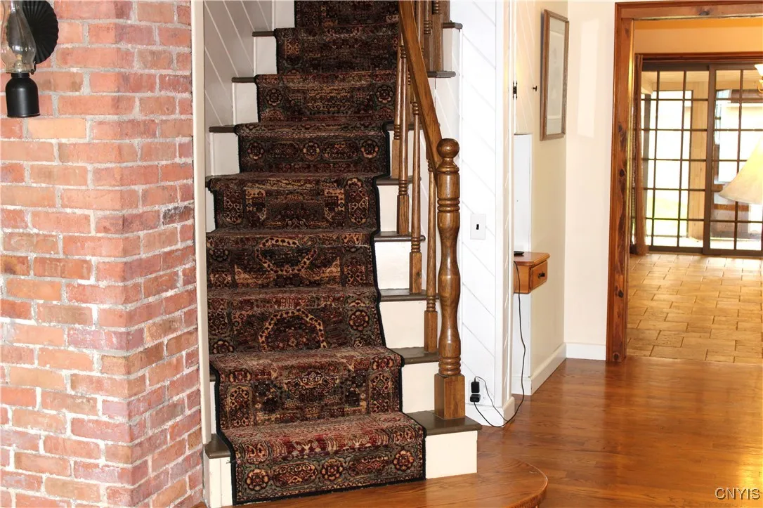 Staircase to second floor