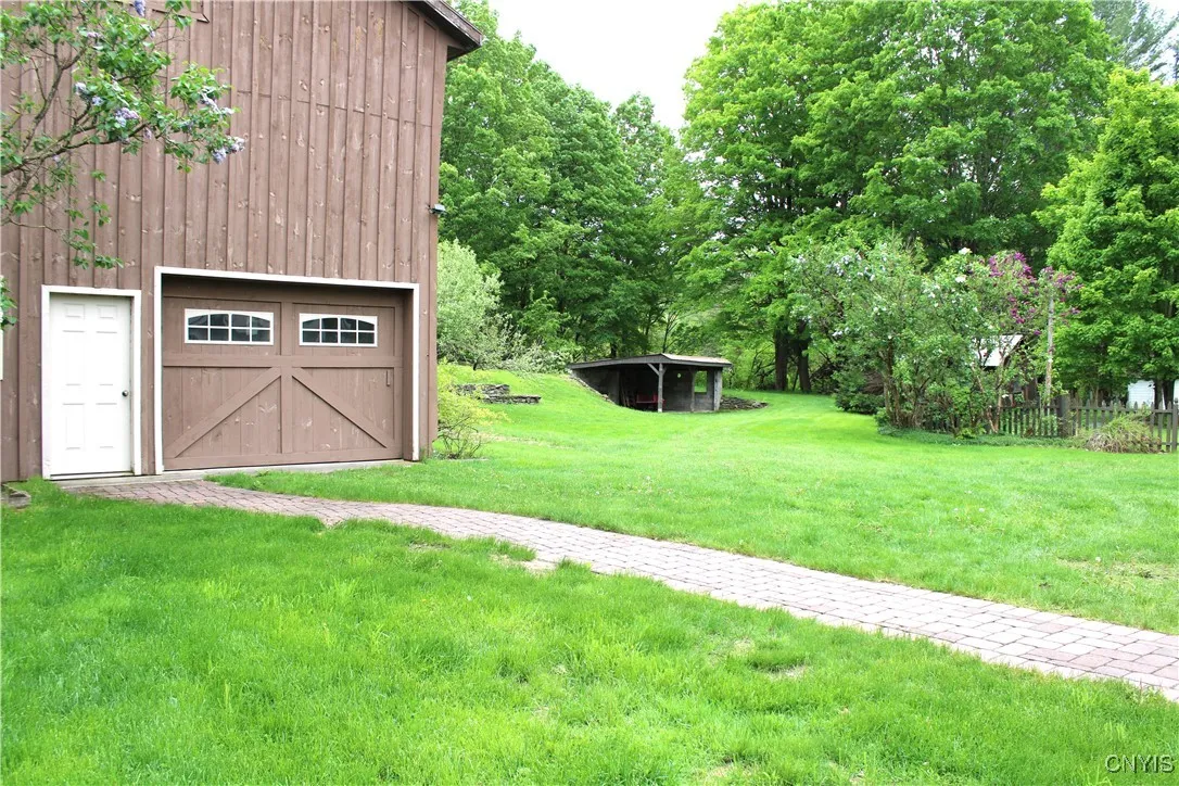 Barn and side yard