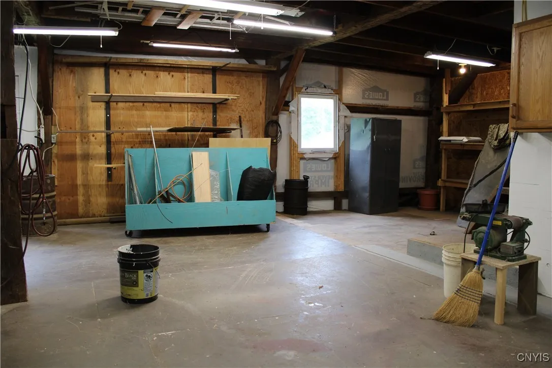 Second floor of barn
