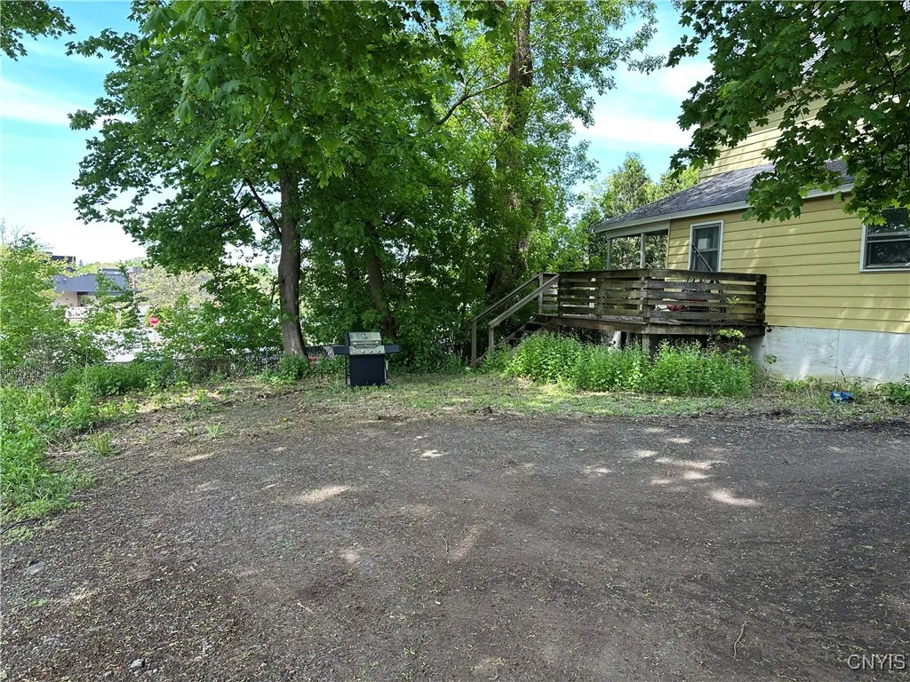 rear parking area