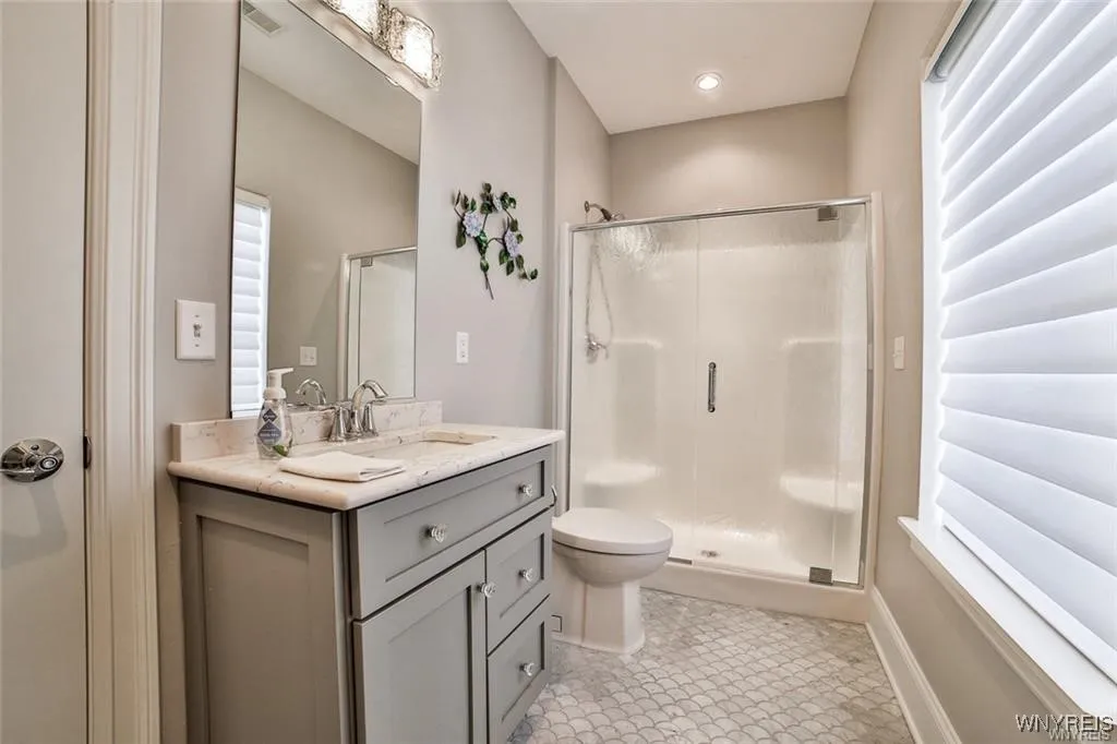Second Full Bath, Custom Shower Door