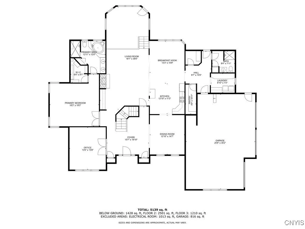 1ST FLOOR PRIMARY BEDROOM, HUGE 1ST FLOOR LIVE ON THE FIRST FLOOR!