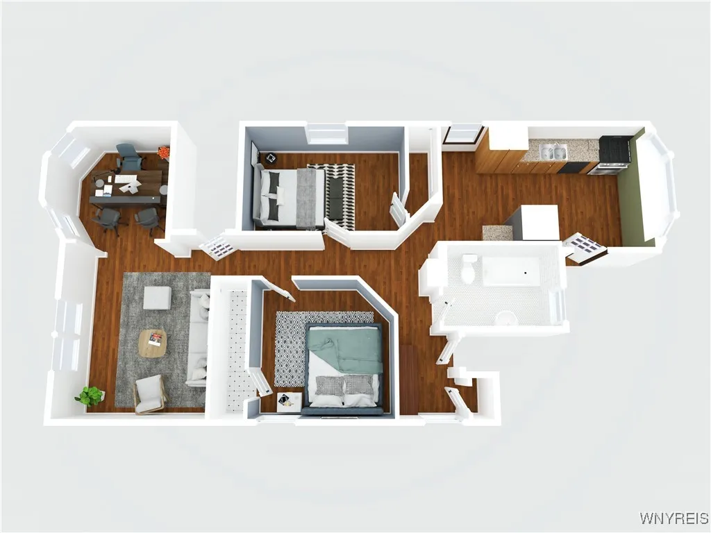 558 Breckenridge - Floorplan (furnished sample)